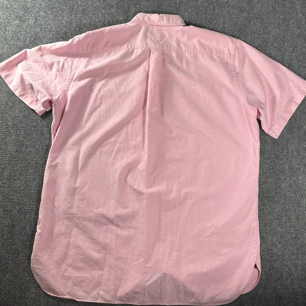 Polo Ralph Lauren Classic Fit Shirt Mens XLT Pink Oxford Short Sleeve Pony